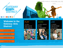 Tablet Screenshot of mygatewayarts.org